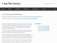Tablet Screenshot of iamthecavalry.org